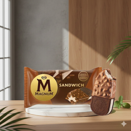 Magnum Sandwıch Badem